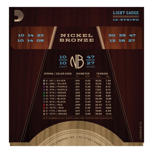 D`ADDARIO NB1047-12 фото 3